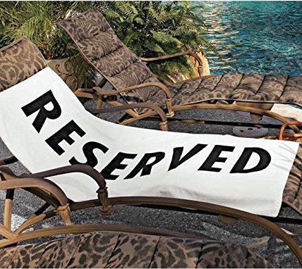 serviette reserved